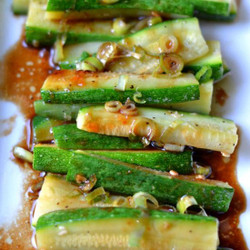 Spicy Asian Zucchini