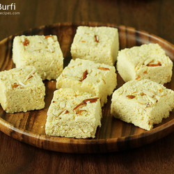 Rava Burfi Recipe (Suji Barfi)