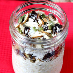 Overnight Oats Recipe | Dates Nut Overnight Oats Recipe