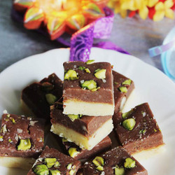 Chocolate Burfi Recipe | Chocolate Barfi Recipe | Burfi Recipe