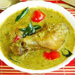 Hariyali Chicken (green Chicken)