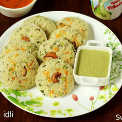 Rava Idli Recipe (Instant Idli With Suji)