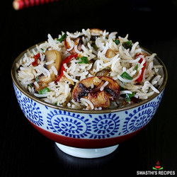 Mushroom Fried Rice Recipe