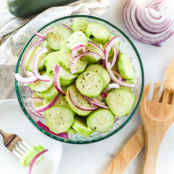 Cucumber Onion Salad