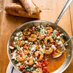 Greek-style Shrimp With Tomatoes And Feta