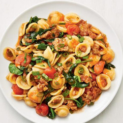 Orecchiette With Sausage And Spinach