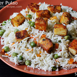 Paneer Pulao Recipe | Paneer Rice