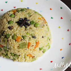 Foxtail Millet Pulao (Korralu Pulao)