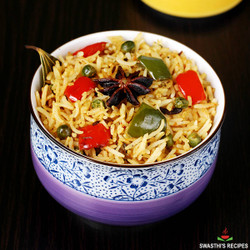 Capsicum Rice | Bell Pepper Rice