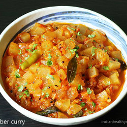 Cucumber Curry | Andhra Style Dosakaya Curry