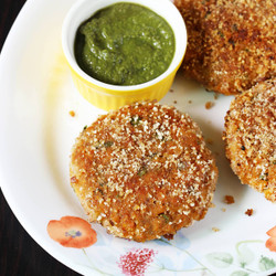 Soya Burger With Soya Cutlet