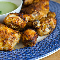 Peruvian-style Roast Chicken With Green Sauce