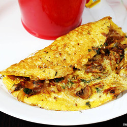 Mushroom Omelette Recipe