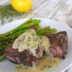 Lamb Chops With Lemon Thyme Cream