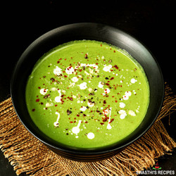 Spinach Soup Recipe (Palak Soup)