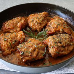 Poulet Au Vinaigre (chicken With Vinegar)