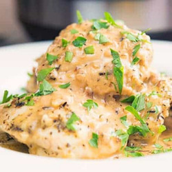 Low Carb French Garlic Chicken