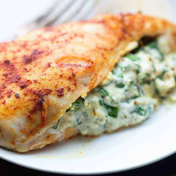 Spinach Stuffed Chicken Breasts