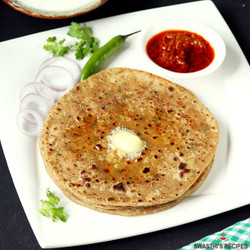 Paneer Paratha Recipe (Plain Layered And Stuffed)