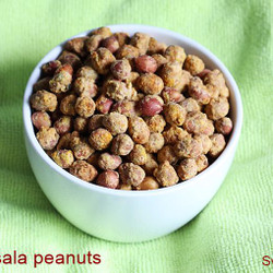 Peanut Masala Recipe | Crunchy Roasted Spicy Peanuts