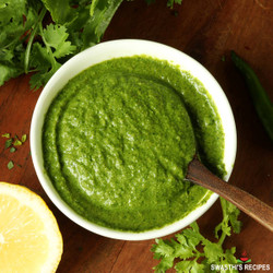 Cilantro Chutney (Coriander Chutney)