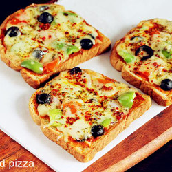 Bread Pizza Recipe