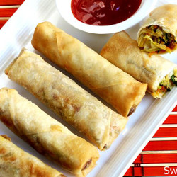 Spring Roll Recipe | Vegetable Spring Rolls