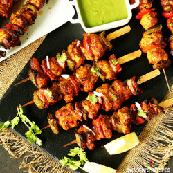 Chicken Tikka Recipe (Tandoori Tikka Kabab)