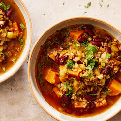 Hearty Red Bean &amp; Barley Stew