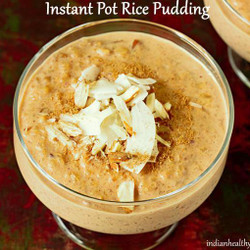 Instant Pot Rice Pudding