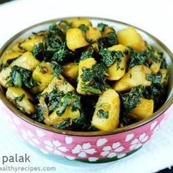 Aloo Palak Recipe