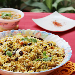 Veg Dum Biryani (Vegetable Dum Biryani)