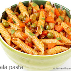 Masala Pasta Recipe (Indian Style Pasta)