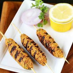 Veg Seekh Kabab Recipe | Soya Seekh Veg Kabab | Vegetarian Kebab