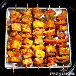 Paneer Tikka Recipe In Oven, Air Fryer, Stovetop