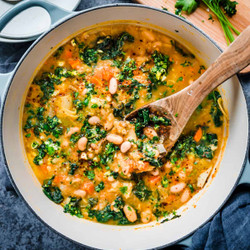 Creamy White Bean Soup With Kale