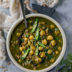 Chana Palak | Chickpea Spinach Curry