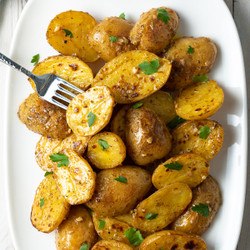 Greek Lemon Roasted Potatoes