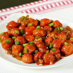 Soya Chunks Manchurian