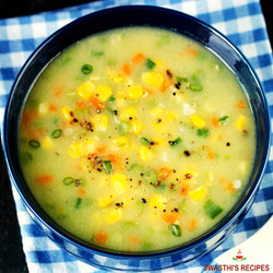 Sweet Corn Soup Recipe