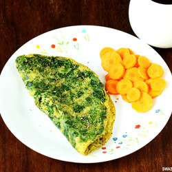 Spinach Omelette Recipe