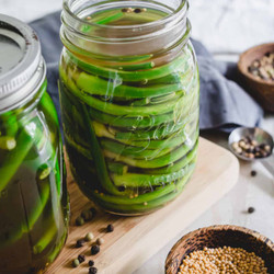 Pickled Garlic Scapes