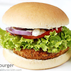 Veg Burger Recipe (Veggie Burger)