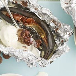 Chocolate Baked Bananas