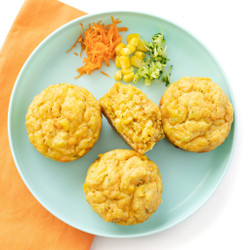 Kid-requested Easy Cheesy Veggie Muffins