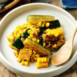 Zucchini Corn Stir Fry