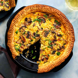 Mushroom And Ham Quiche