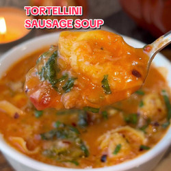 Creamy Tortellini Sausage Soup