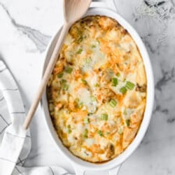 Keto Buffalo Chicken Cauliflower Mac And Cheese