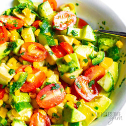 Avocado Corn Salad (10 Minutes!)